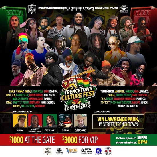 Trenchtown Culture Fest 2026 poster