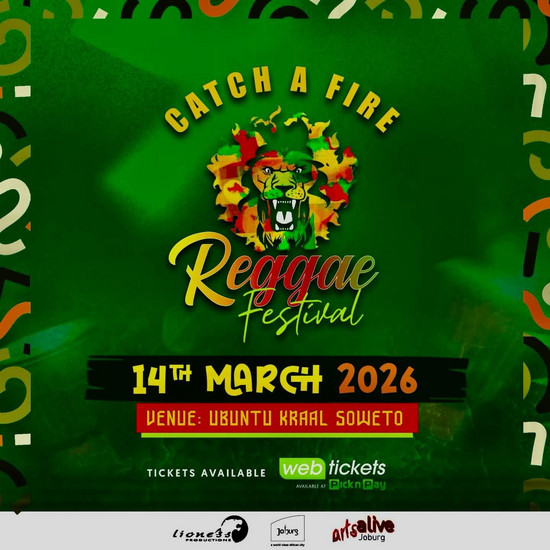 Catch A Fire Reggae Festival 2026 poster