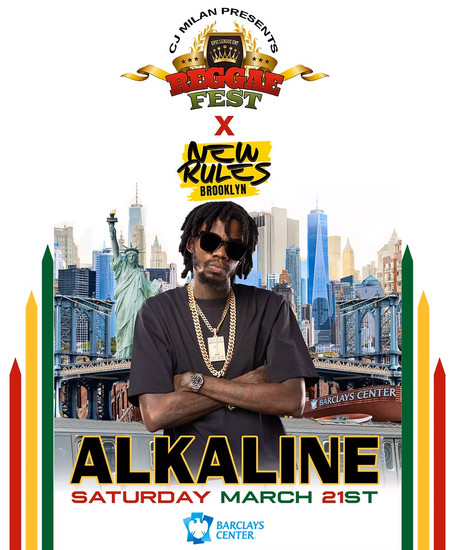 Reggaefest x New Rules Brooklyn 2026 poster