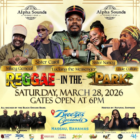 Reggae In The Park 2026 poster