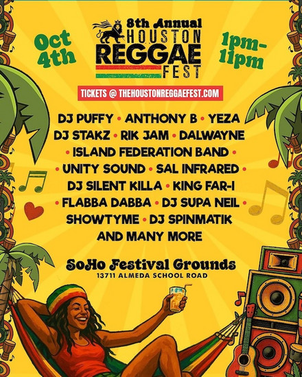 Reggae Jam 2025 poster