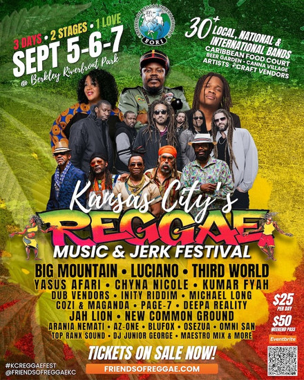 Reggae Jam 2025 poster